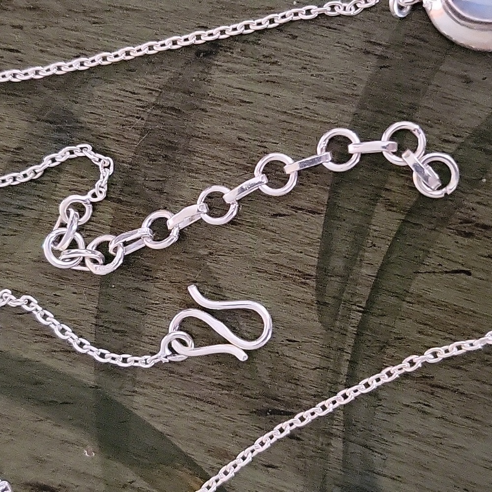 Handcrafted Blue Moonstones - Picture 4 of 7